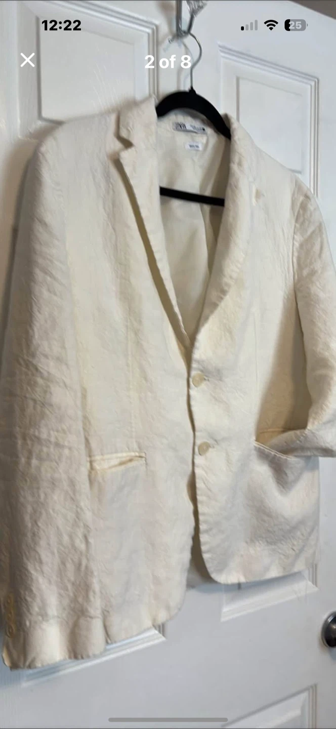 Zara Linen Blazer - Size M - photo 4
