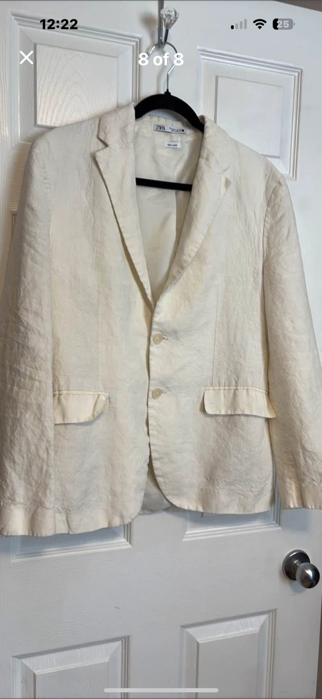 Zara Linen Blazer - Size M