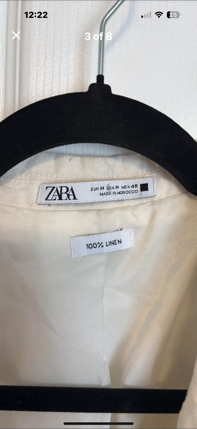 Zara Linen Blazer - Size M - photo 5