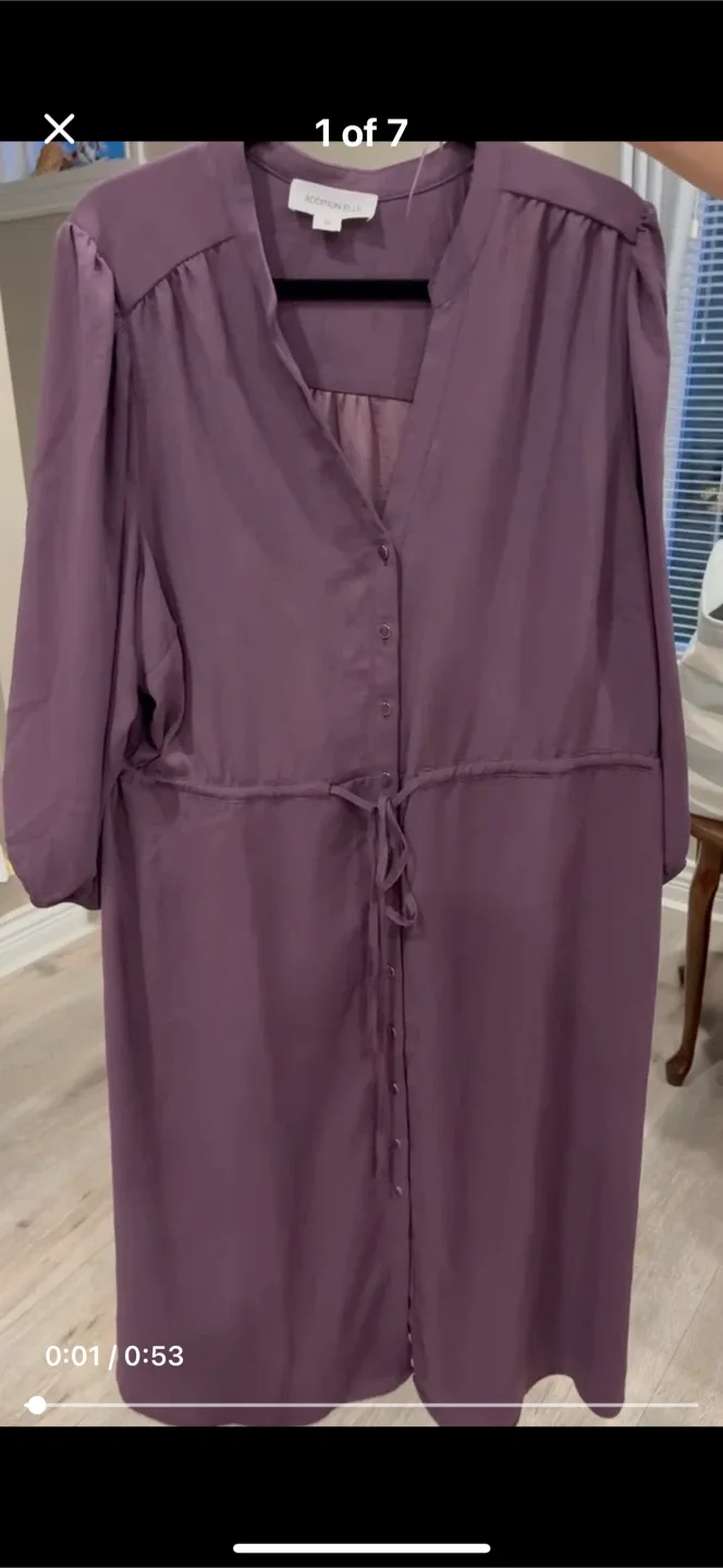 Croft & Barrow Purple Dress image indicator(2)