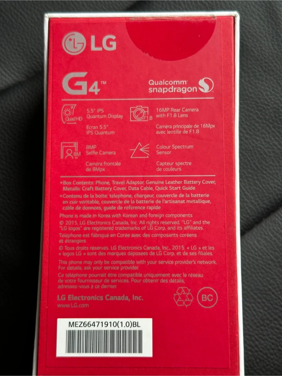 LG G4 Smartphone with Accessories (great condition) image indicator(9)