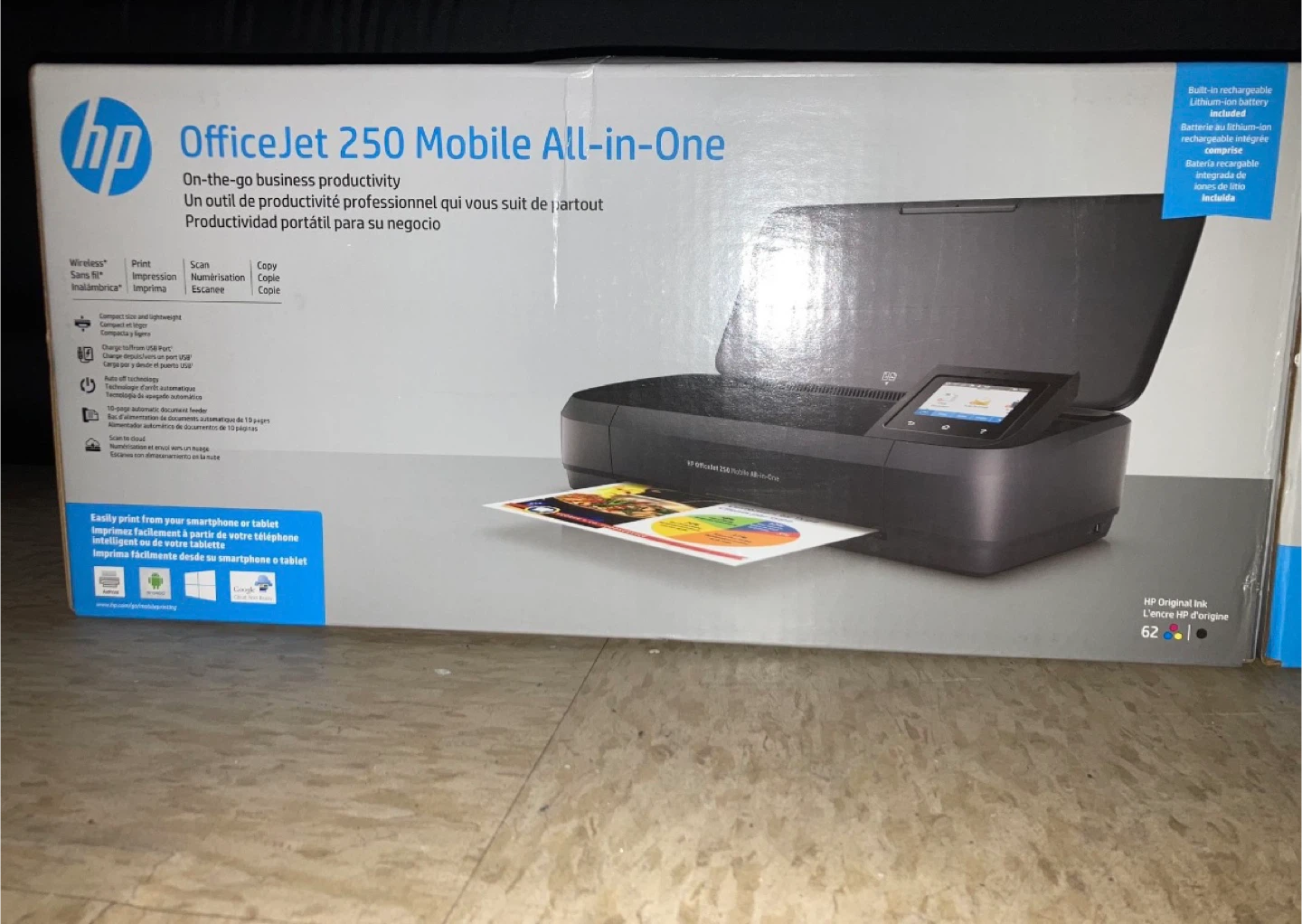 HP OfficeJet 250 Mobile All-in-One Printer