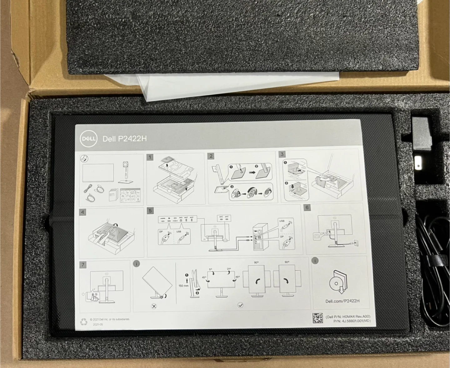 Dell P2422H Portable Monitor - Like New image indicator(2)
