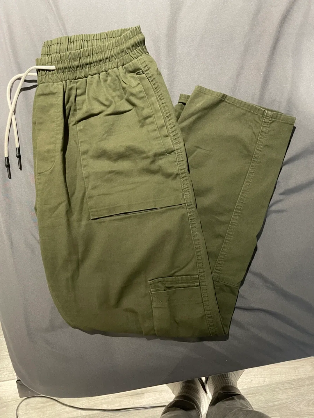 Olive Green Cargo Pants image indicator(2)