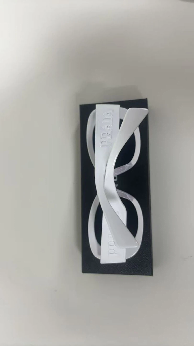 Prada White Sunglasses with Box - photo 3