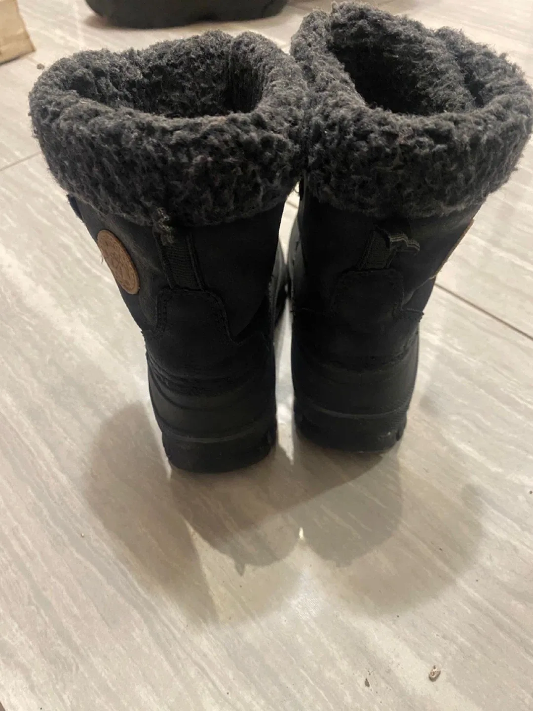 Joe fresh Black Winter Boots, Size 8 image indicator(2)