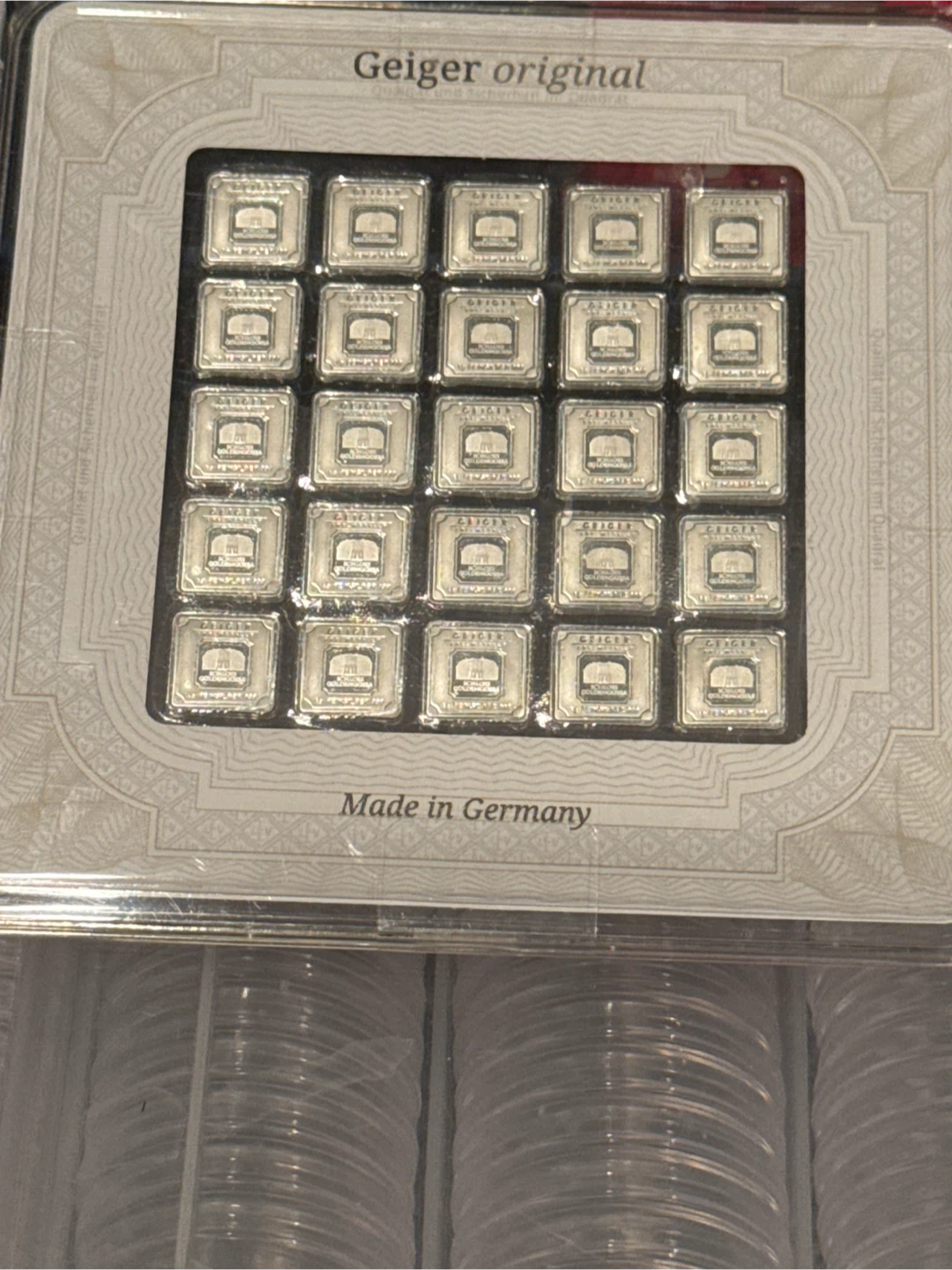 Geiger Original 25 x 1g Silver