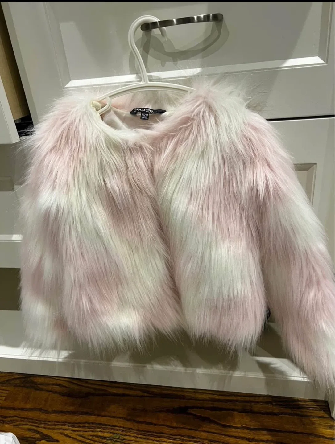 George Faux Fur Jacket - Size XS (4-5) thumbnail