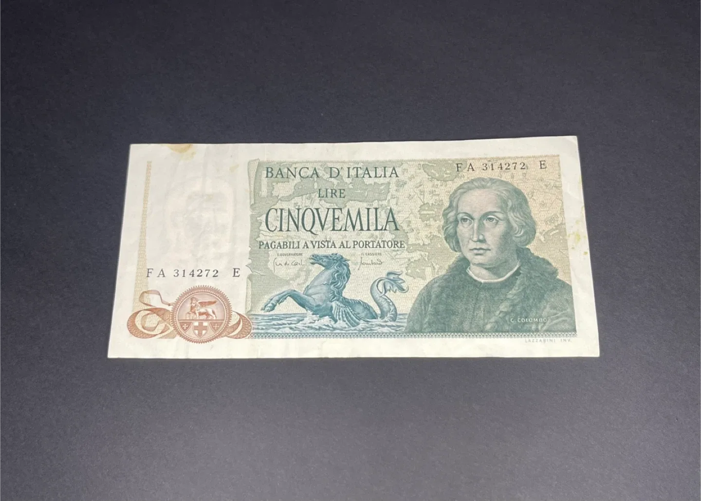 5000 lire | Italy - 1971 thumbnail