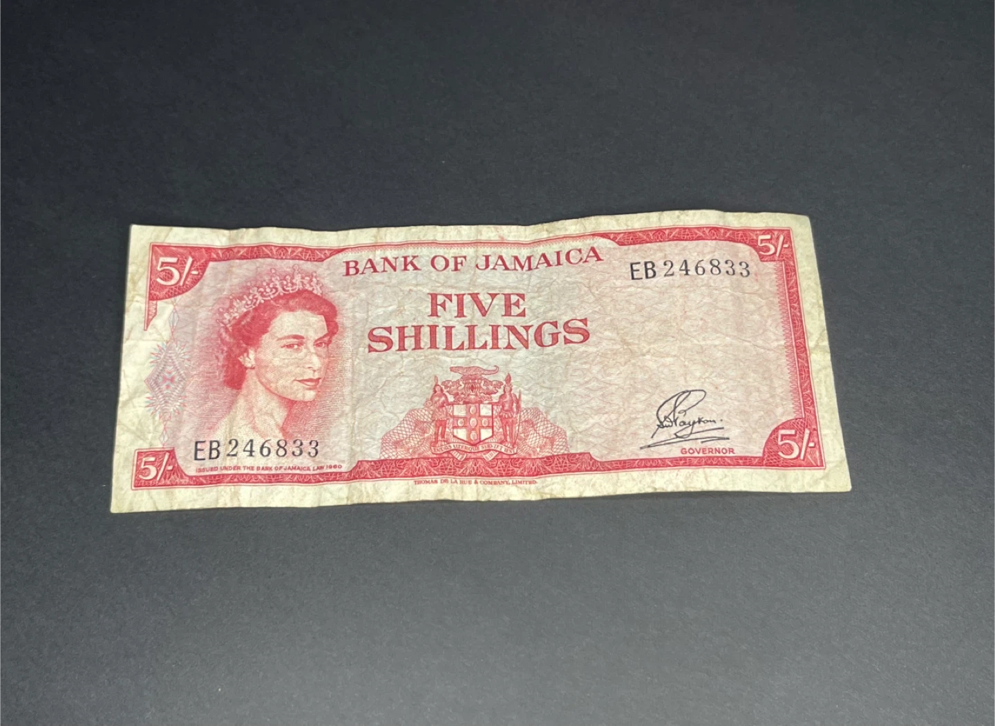5 shillings | Jamaica - 1960