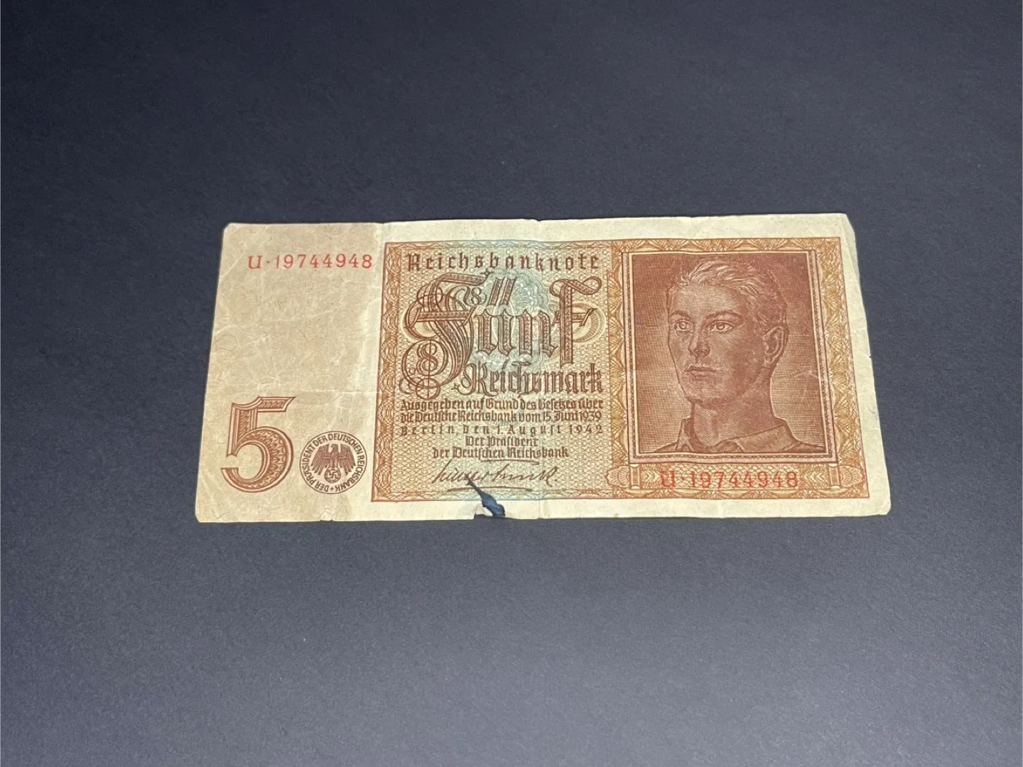 5 reichsmark | Germany - 1942 thumbnail