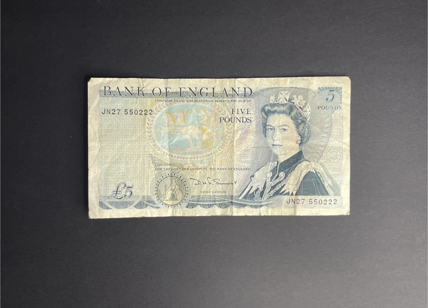 5 pounds | England - 1980 - photo 2