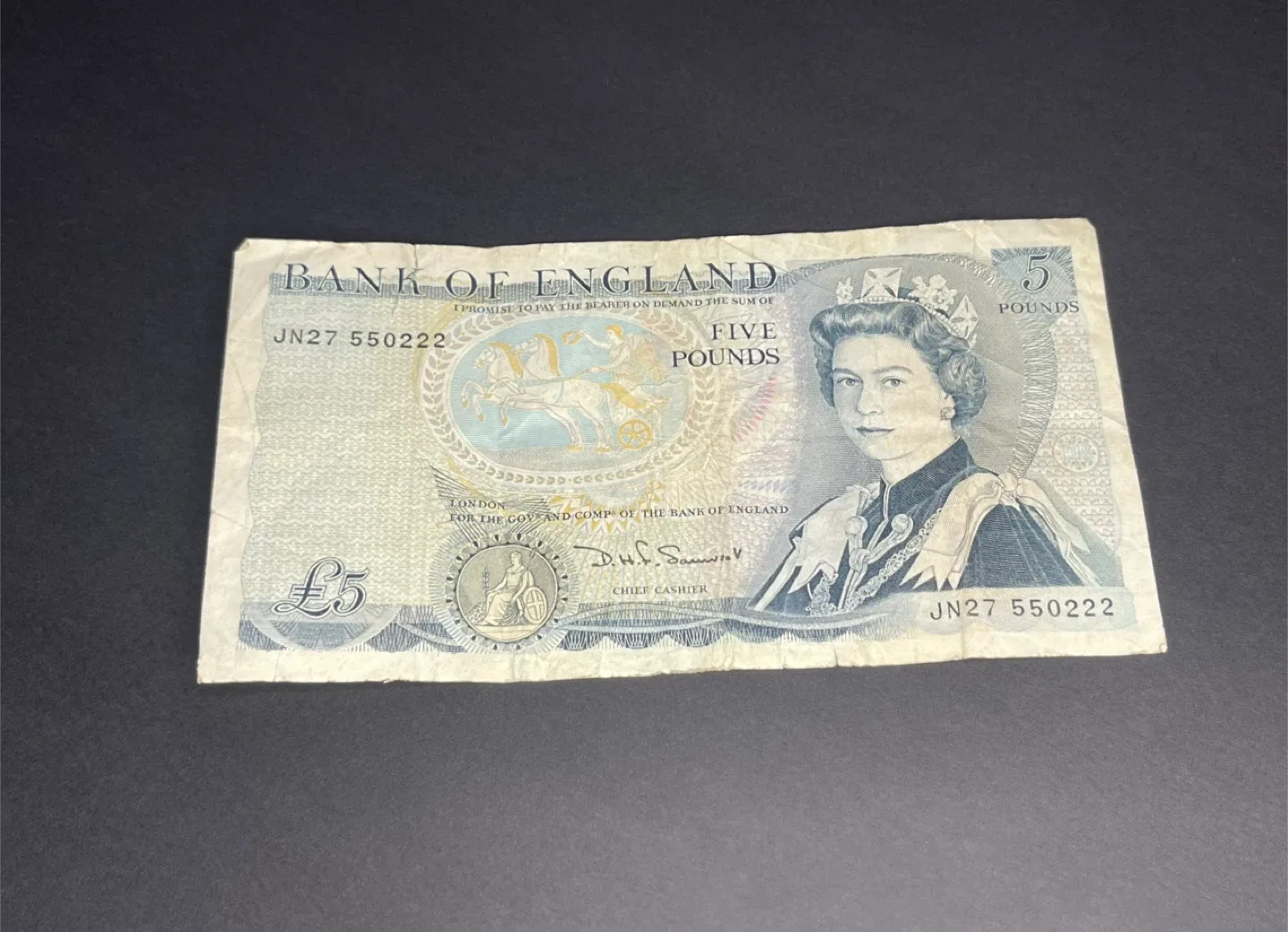 5 pounds | England - 1980 thumbnail