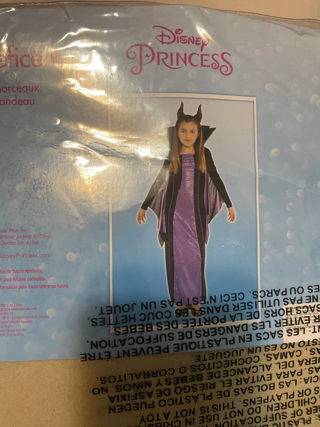 Disney Princess Maleficent Halloween Costume - Size 12-14 thumbnail