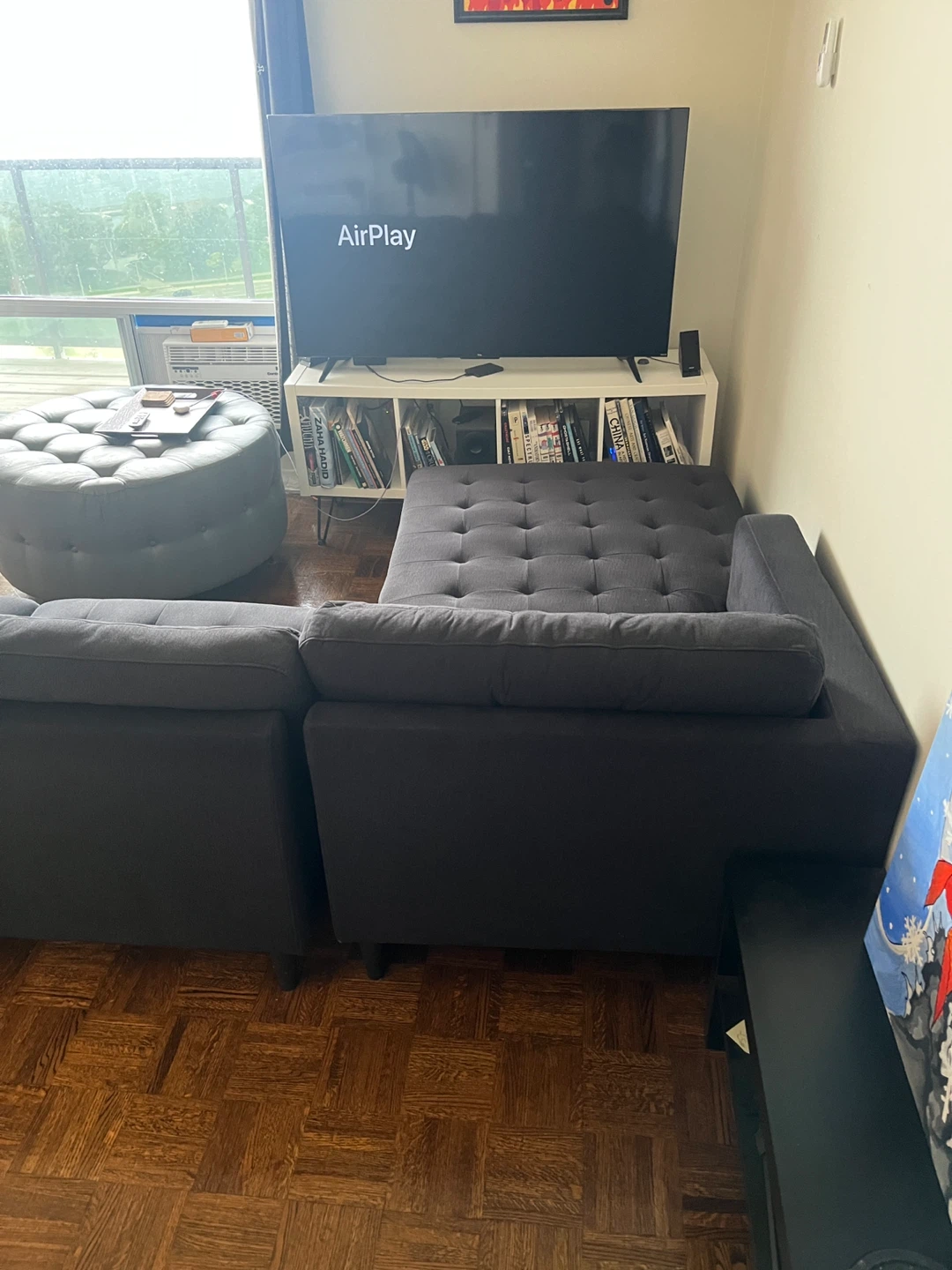 Paragon 2-Piece Sectional with Right-Facing Chaise - Charcoal - photo 4