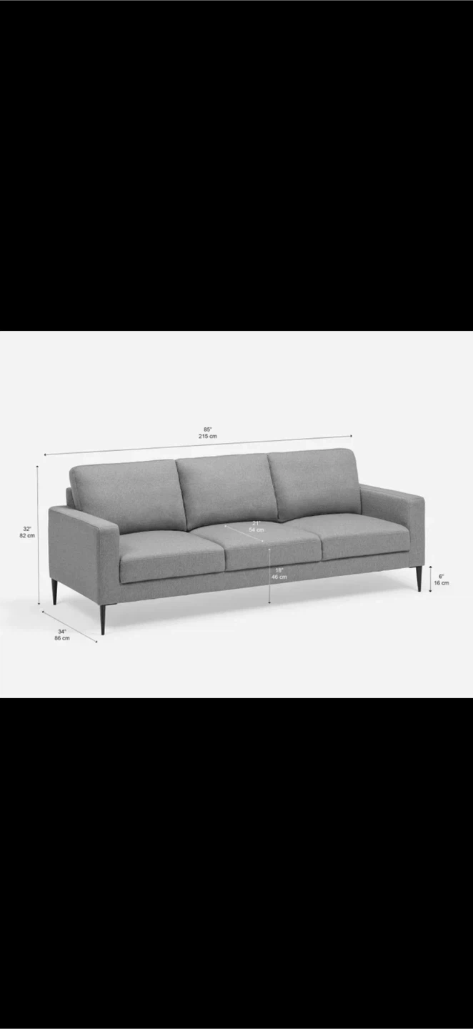Structube Gray Sofa - photo 3