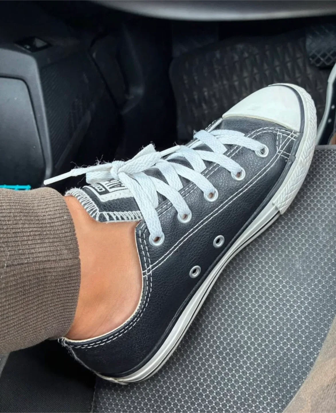 Converse All Star Junior Size 3 Black thumbnail