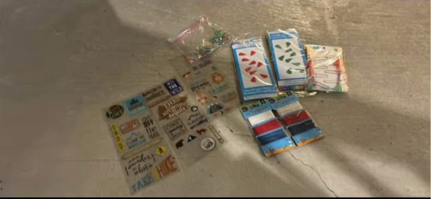 Craft Supplies: Clothespins, Stickers, Beads, Paint image indicator(2)