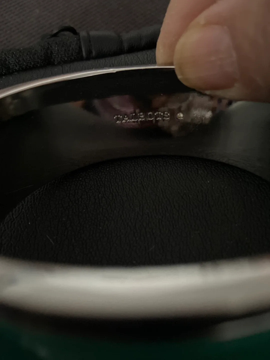 Talbots Green & Silver Bangle Bracelet image indicator(3)