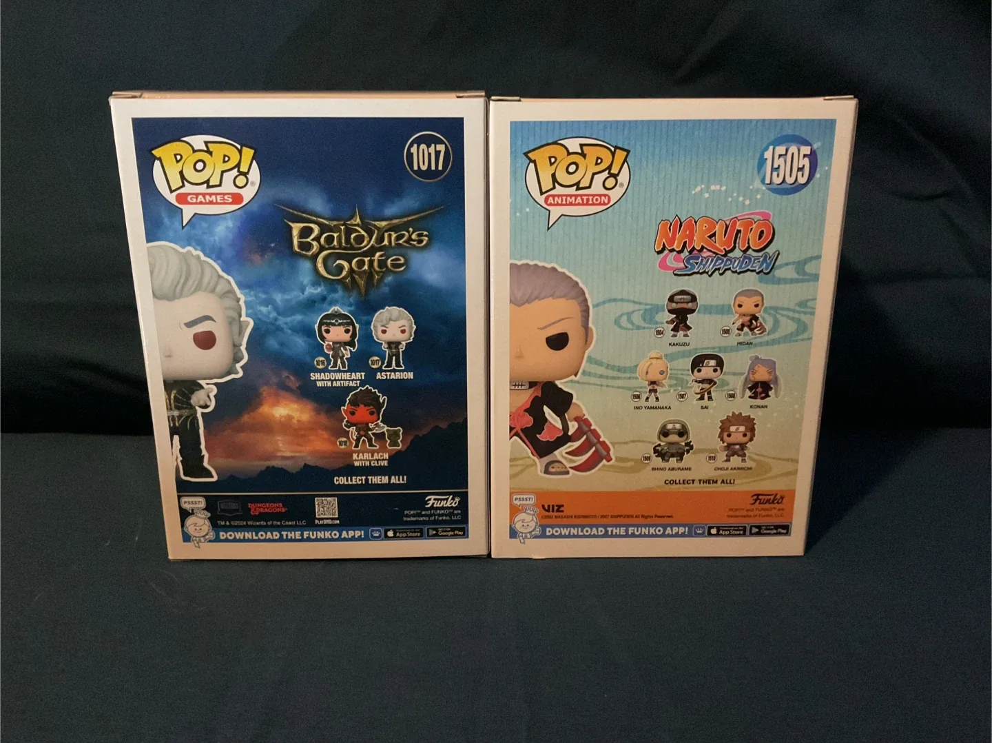 Funko Pop! Games Baldur's Gate Astarion & Naruto Shippuden Hidan image indicator(3)