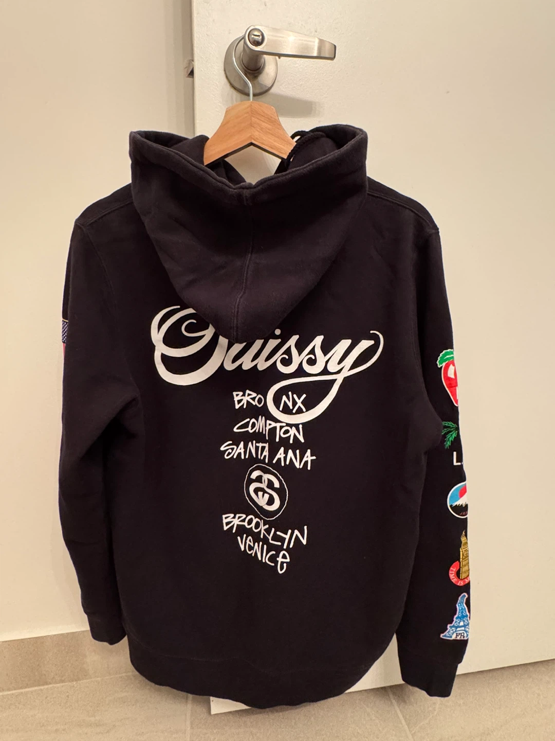 Stussy World Tour Black Hoodie