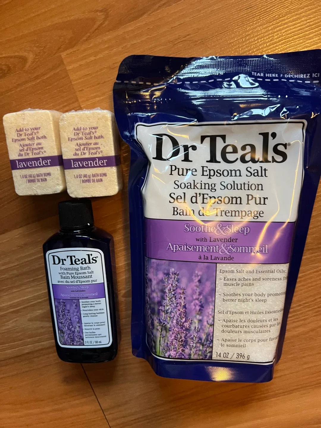 *New* Dr Teal's Lavender Epsom Salt Set image indicator(2)