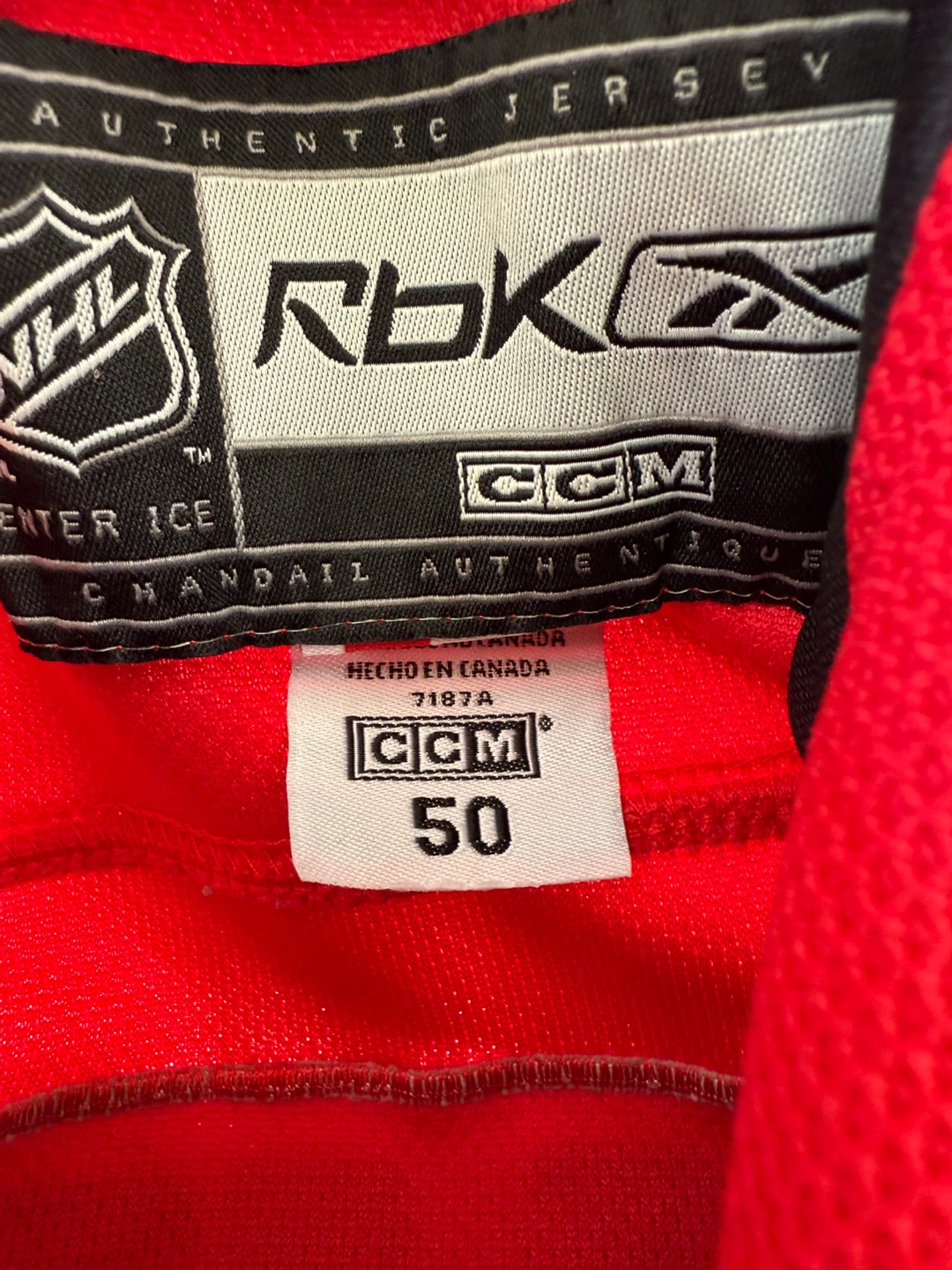 Reebok Iginla #12 Flames Jersey, Size 50 - photo 5