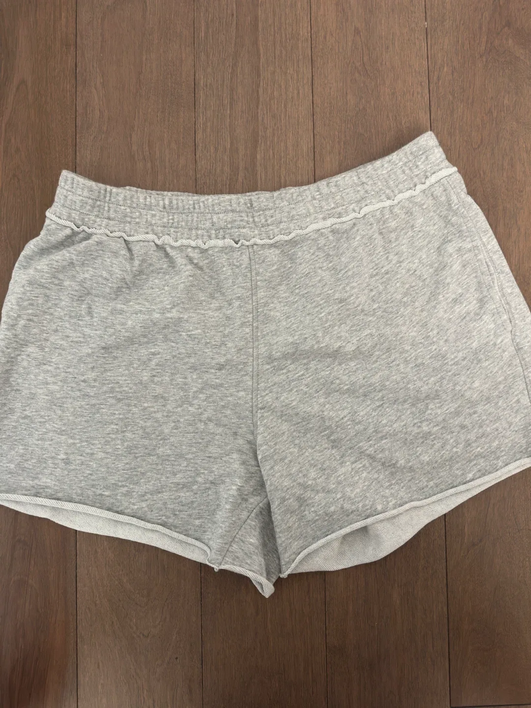 H&M Divided Lounge Grey Shorts - Size L thumbnail