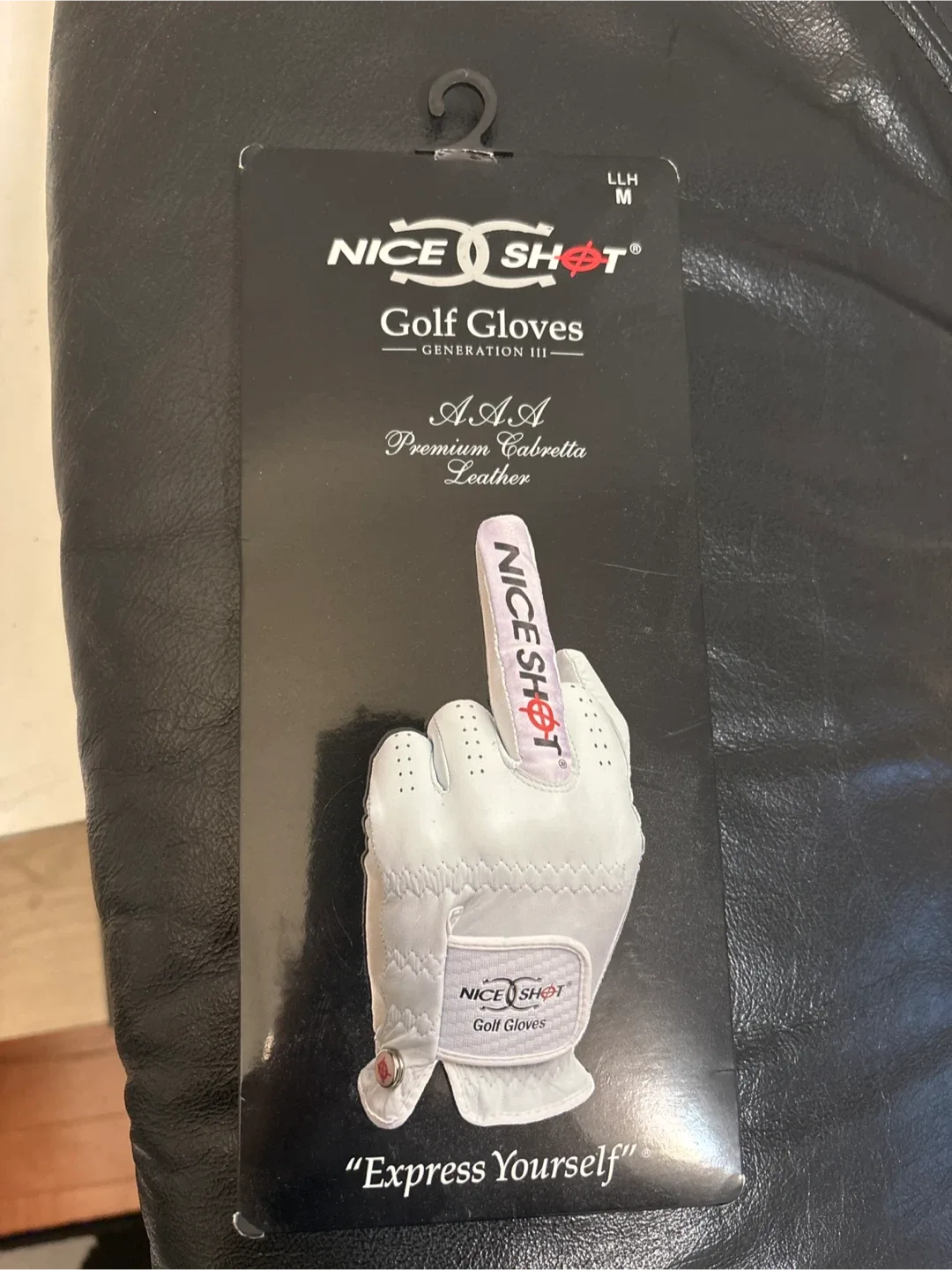 NICE SHOT Golf Gloves - Generation III, AAA Premium Leather thumbnail