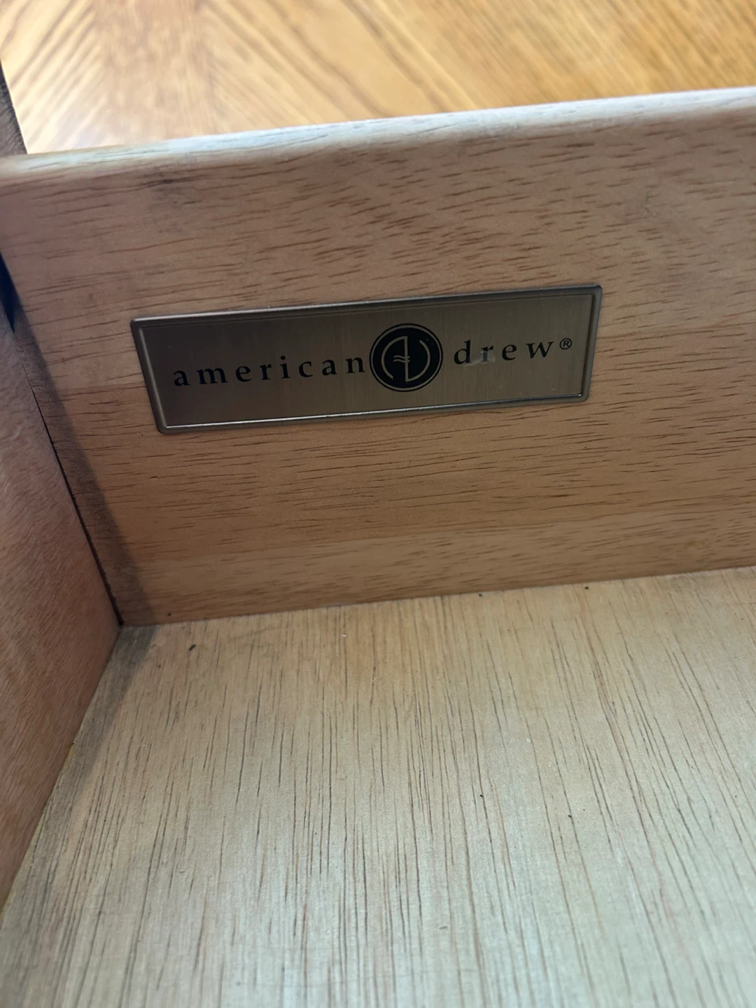 American Drew Black Dresser with Glass Top - photo 4