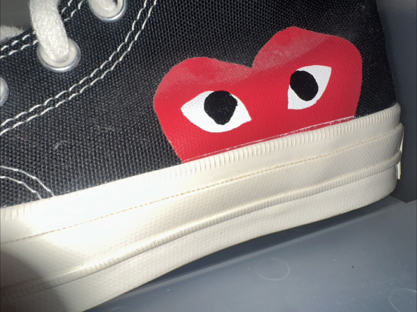Converse x Comme des Garçons PLAY High Top Sneakers - photo 3
