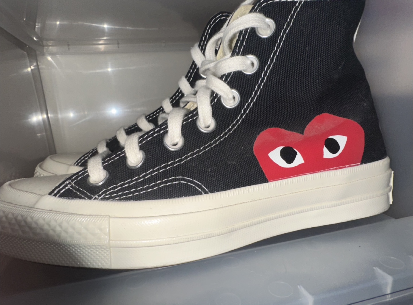 Converse x Comme des Garçons PLAY High Top Sneakers - photo 2