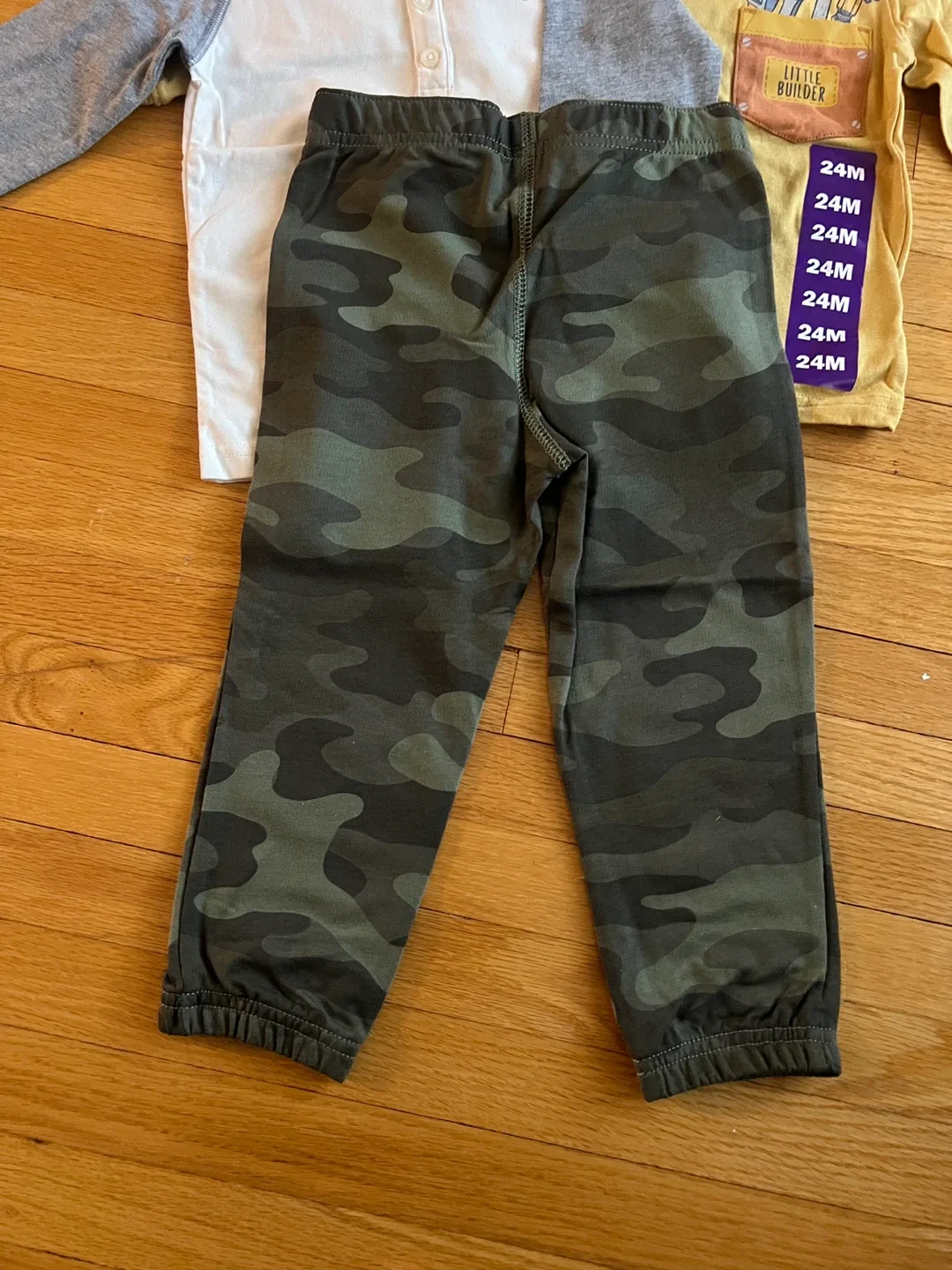 Carter's 24M Camo Pants & 2 Shirts Set image indicator(3)