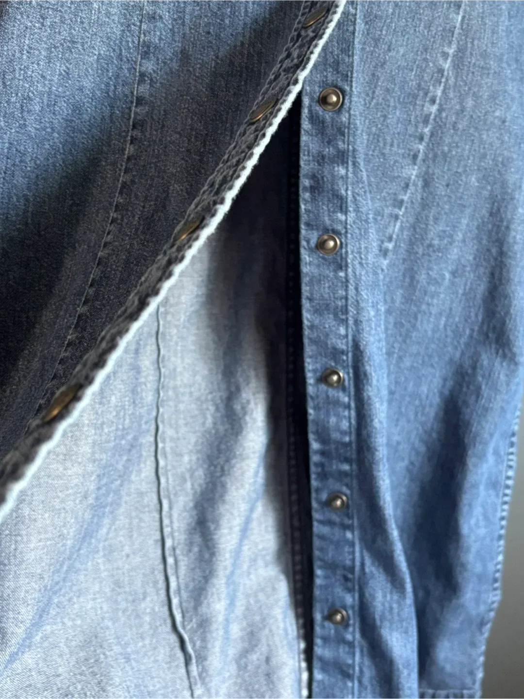 L.L.Bean Women's Denim Shirt Dress - Size 8 image indicator(5)