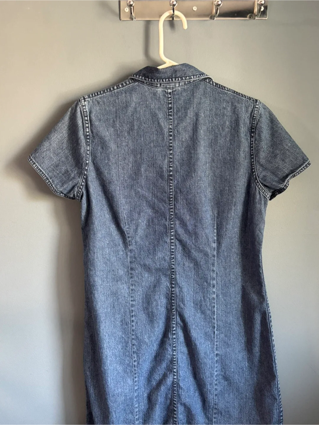 L.L.Bean Women's Denim Shirt Dress - Size 8 image indicator(8)