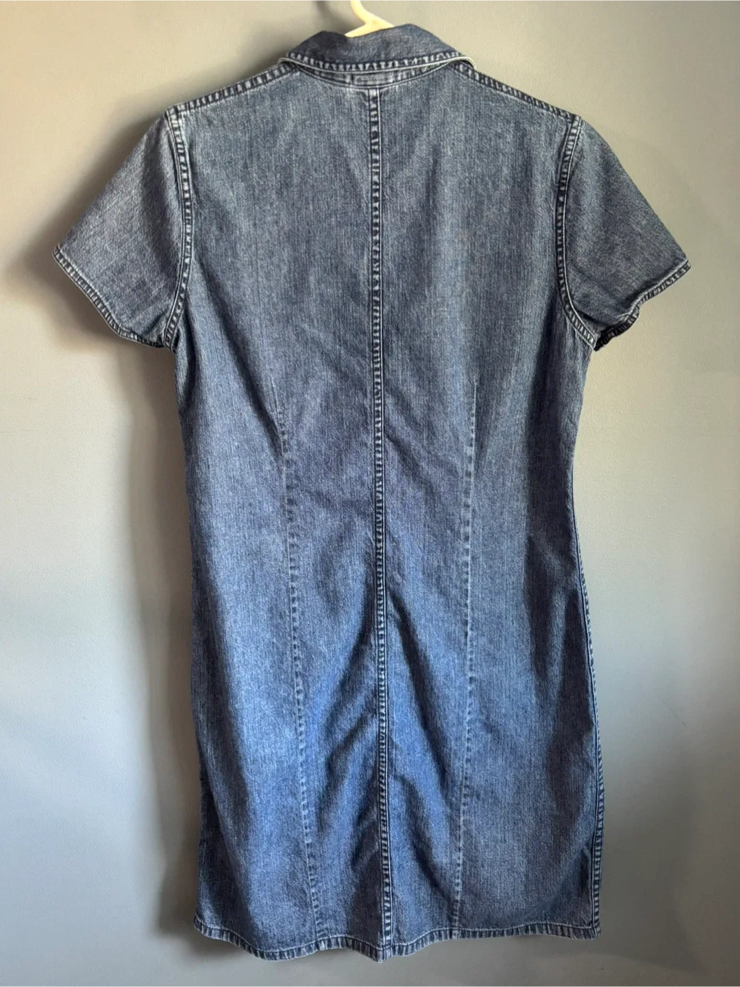 L.L.Bean Women's Denim Shirt Dress - Size 8 image indicator(7)