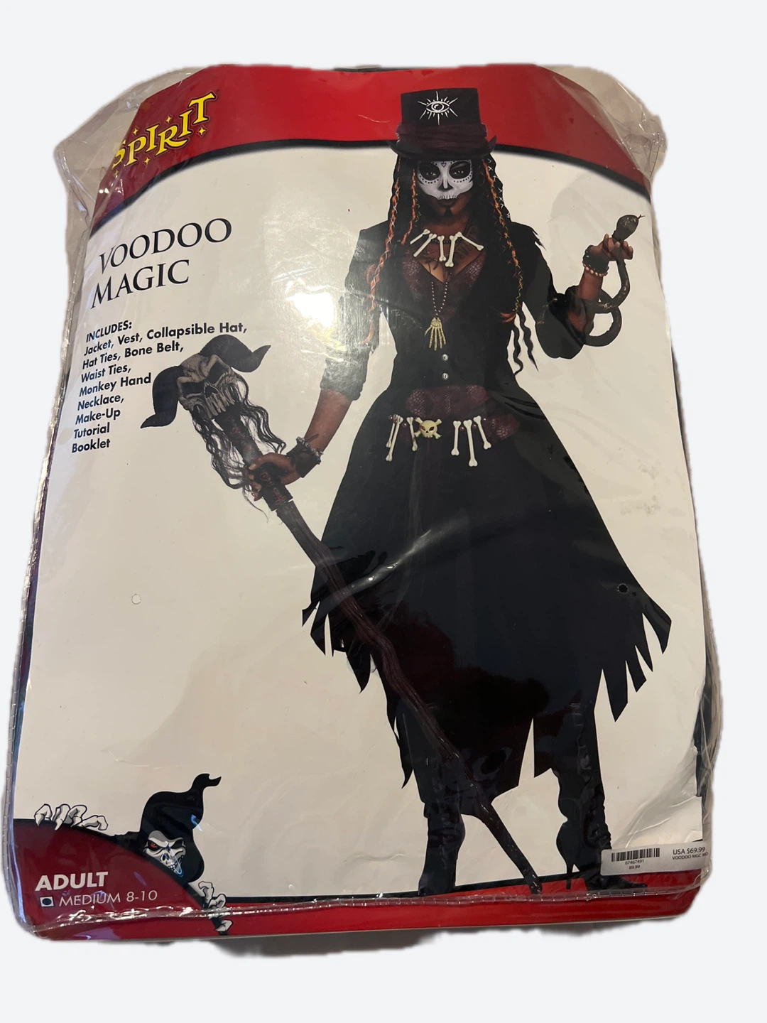 Spirit Halloween Voodoo Magic Costume - Medium