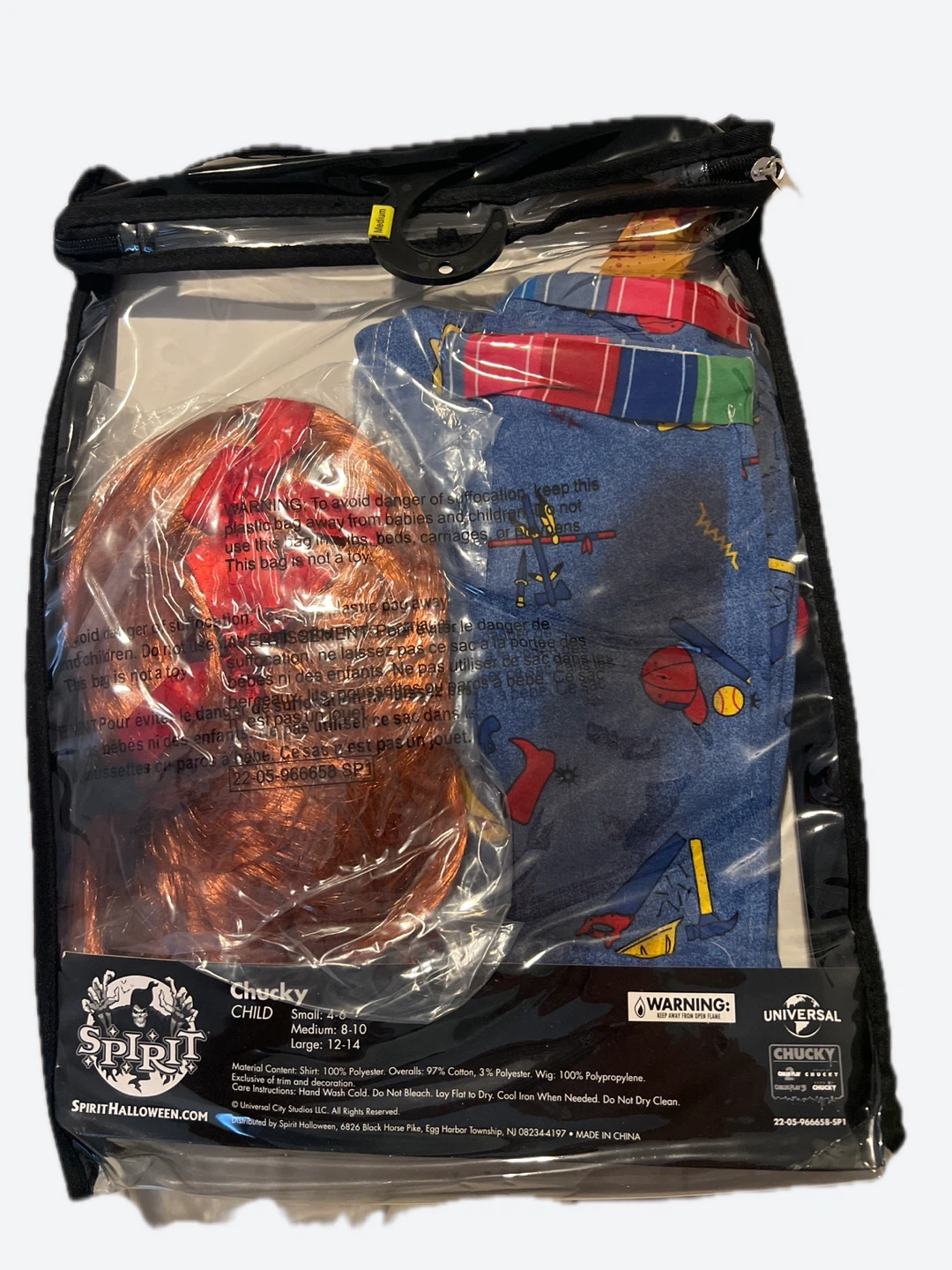 Spirit Chucky Costume - Child medium 8-10 - photo 2