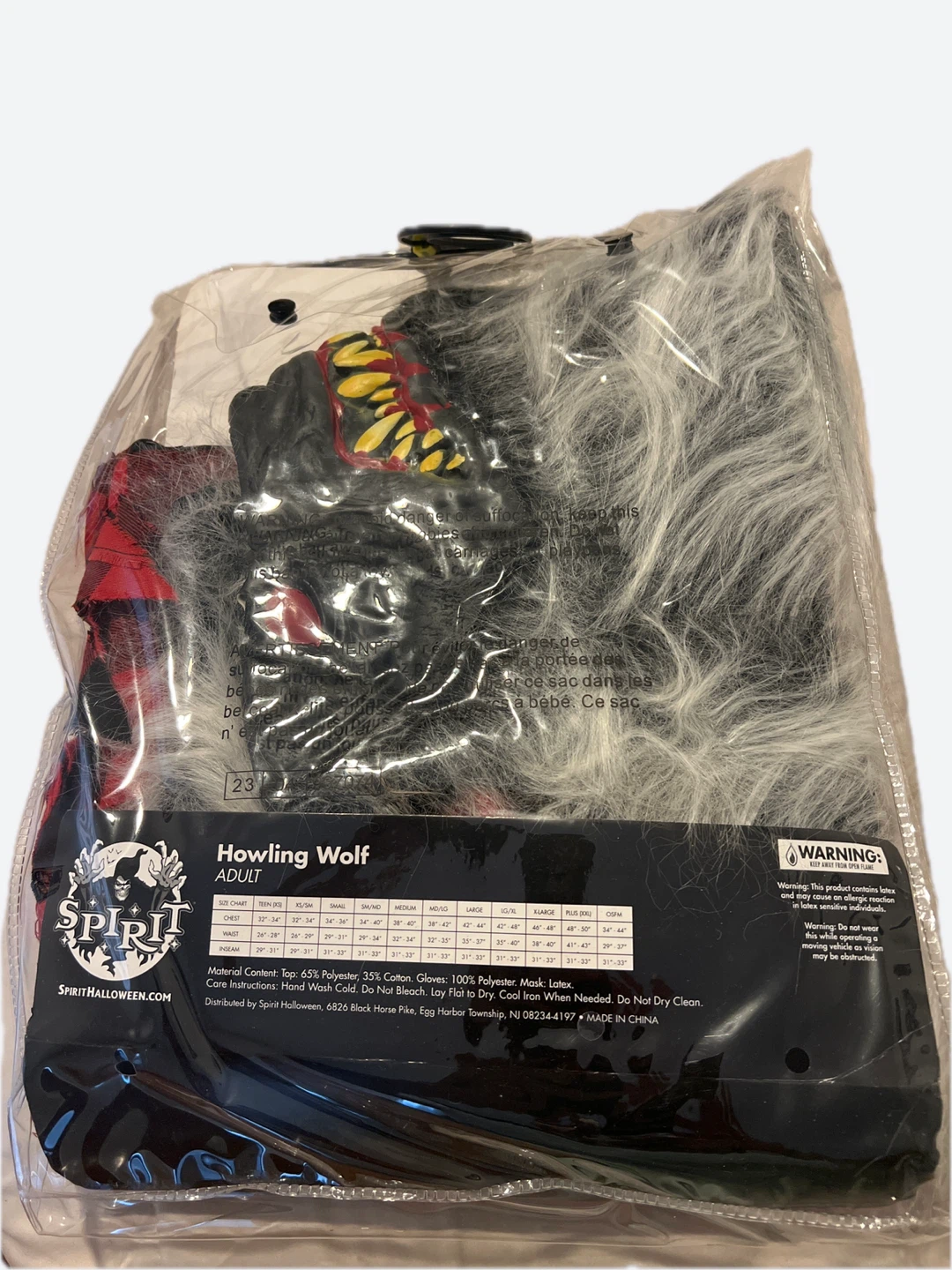 Spirit Halloween Howling Wolf Adult Costume - Medium - photo 2