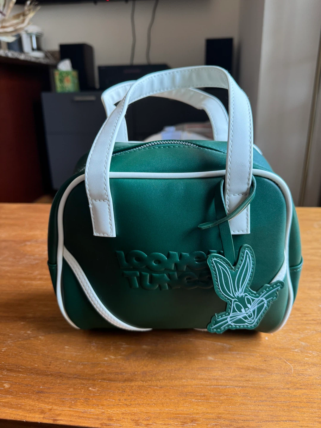 Miniso Looney Tunes Bugs Bunny Green Handbag