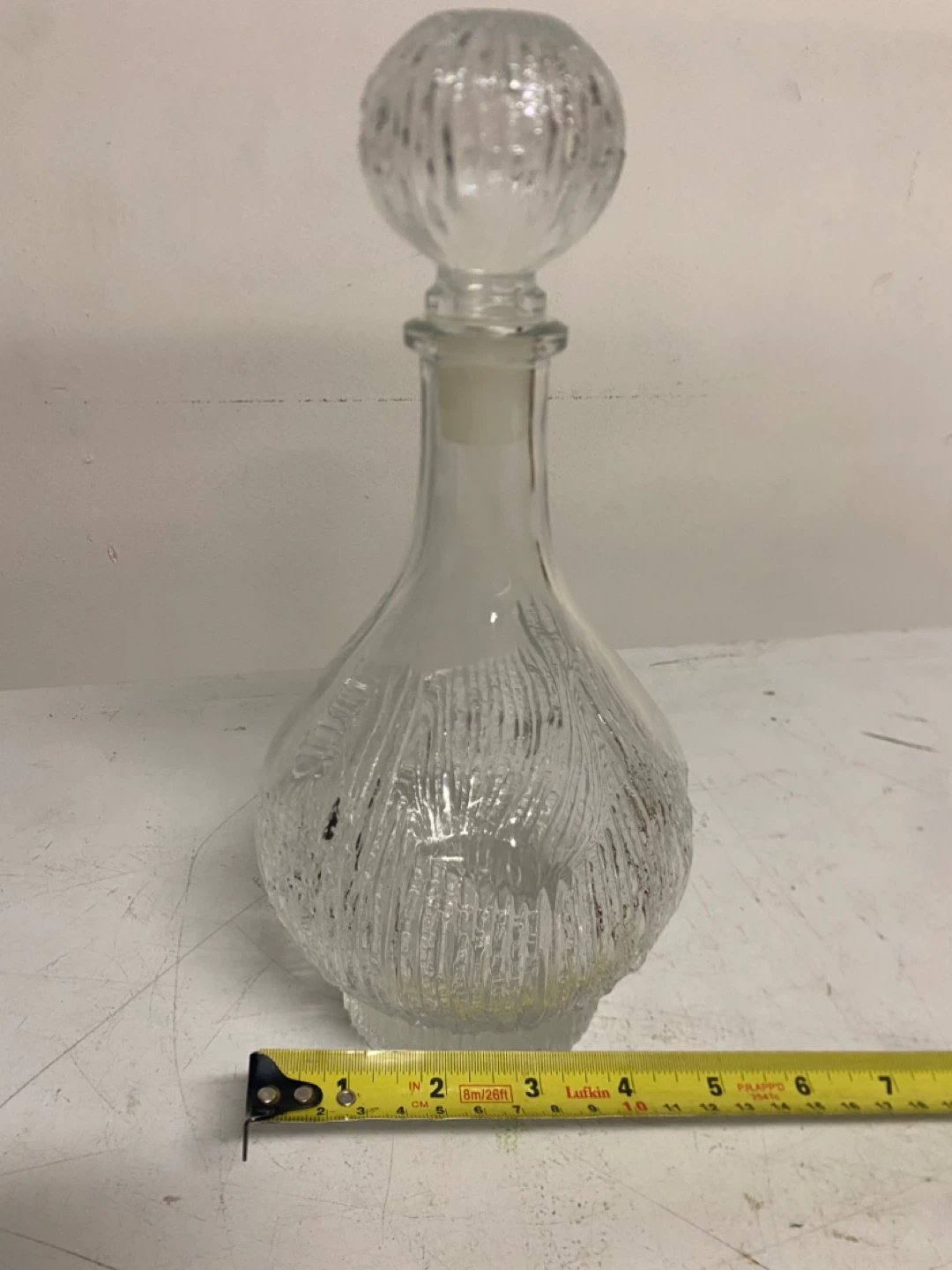 Glass Decanter with Stopper