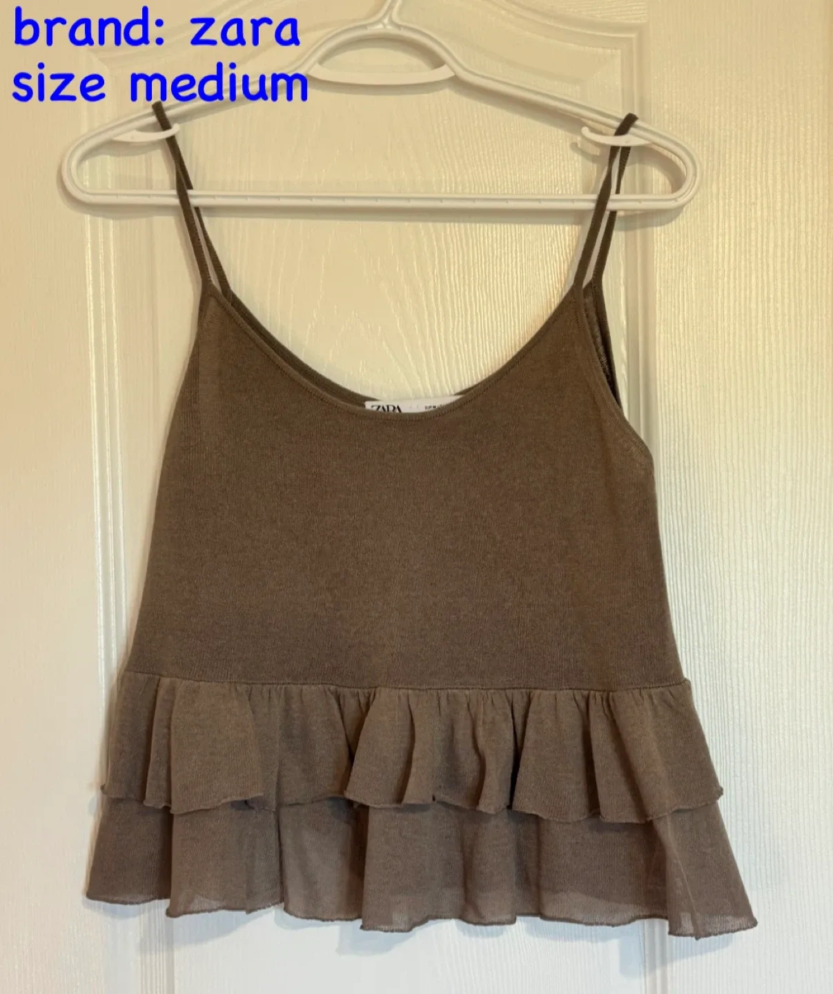 Zara Brown Tanktop thumbnail