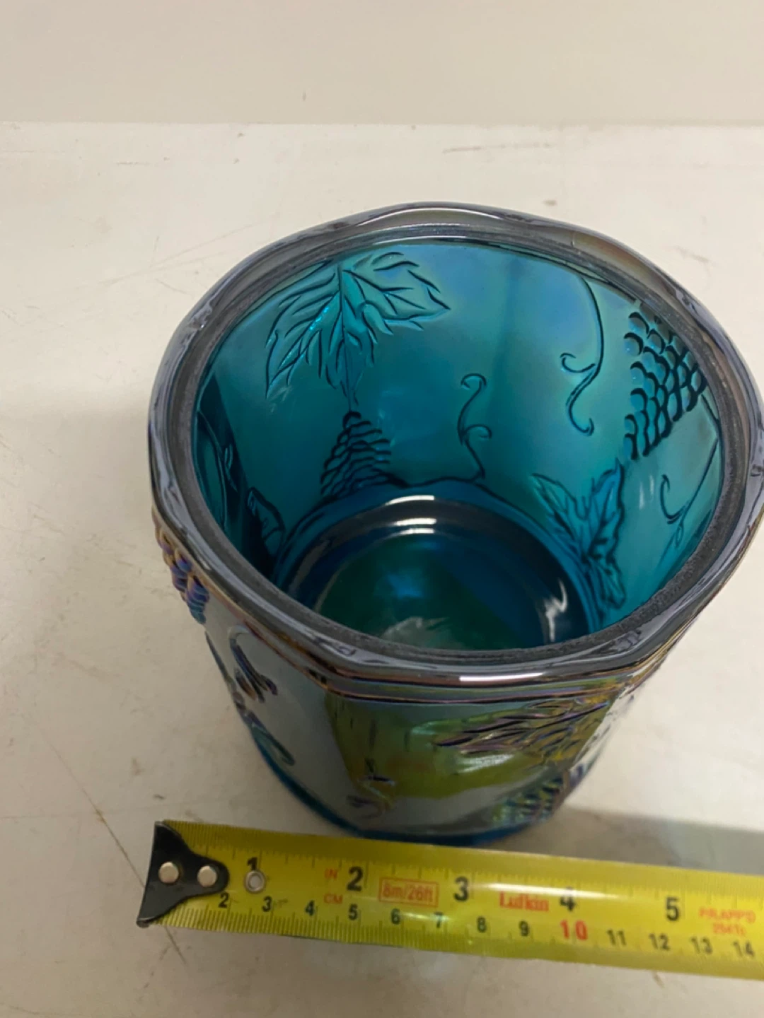 Vintage Iridescent Carnival Glass Vase - photo 2