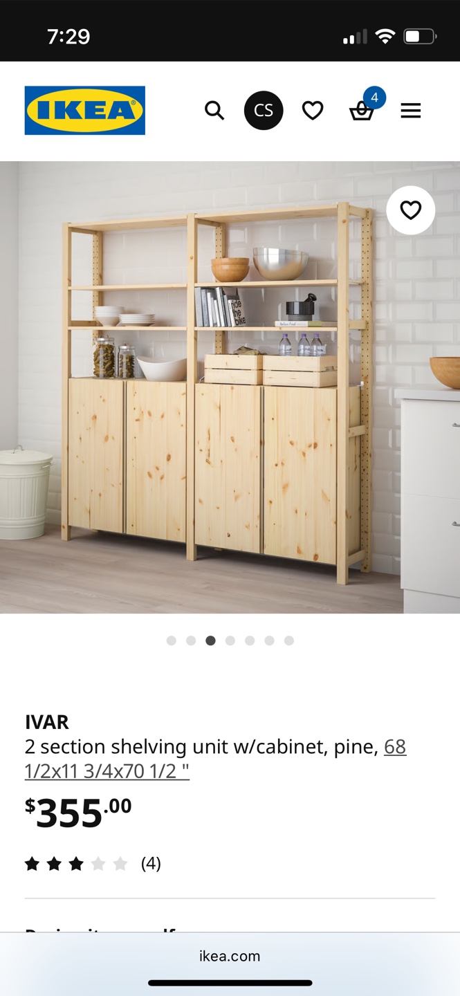 IKEA Ivar Cabinet Bookshelf - photo 2