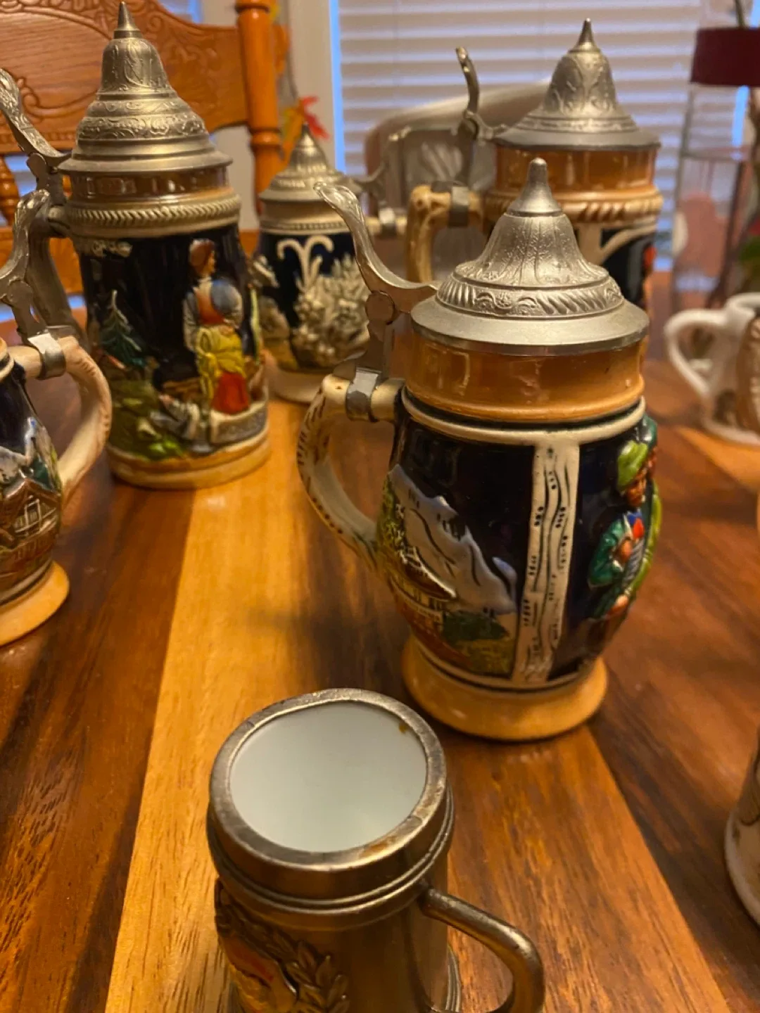 Vintage German Beer Stein Miniature Collection image indicator(4)