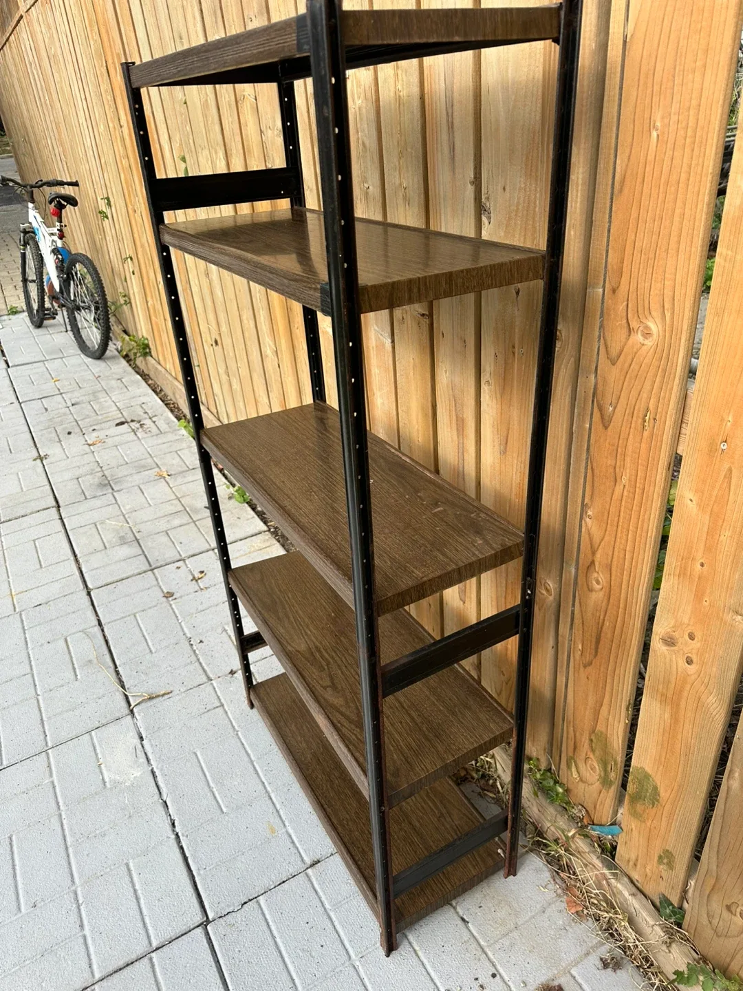 Brown 5-Tier Ladder Shelf - 54" Tall image indicator(4)