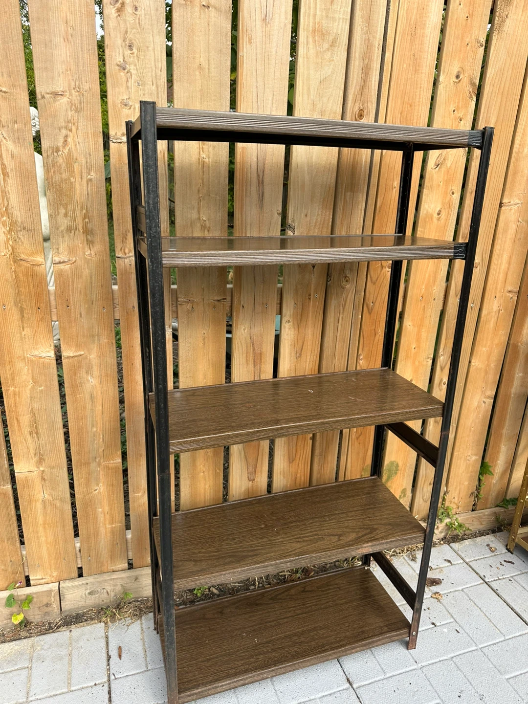 Brown 5-Tier Ladder Shelf - 54" Tall