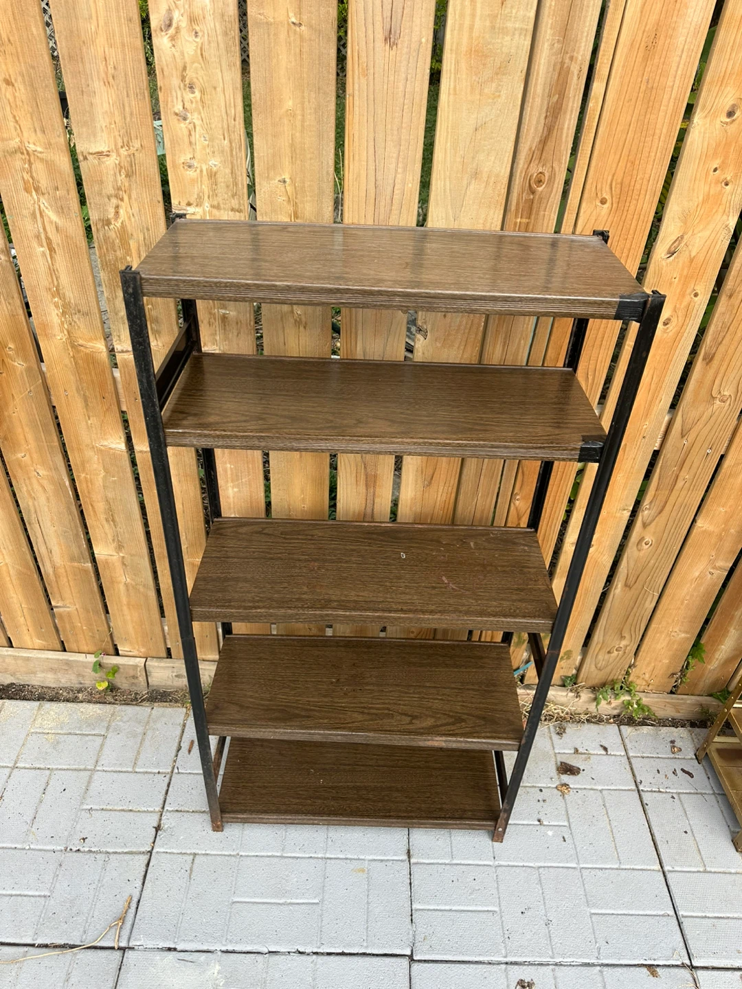 Brown 5-Tier Ladder Shelf - 54" Tall - photo 2