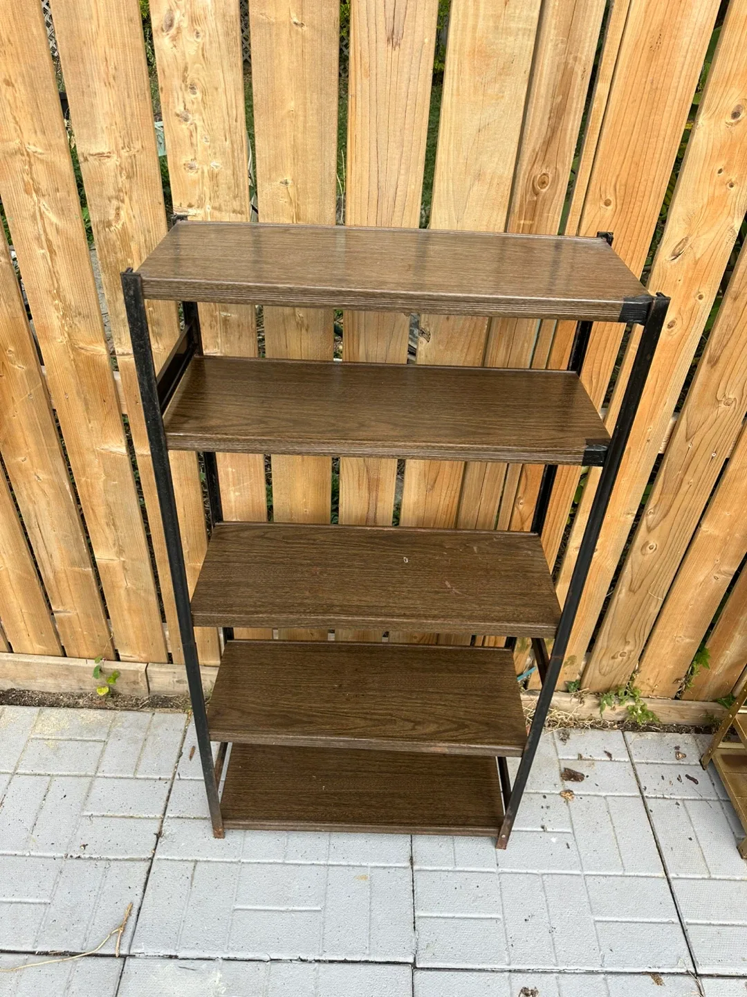 Brown 5-Tier Ladder Shelf - 54" Tall image indicator(2)