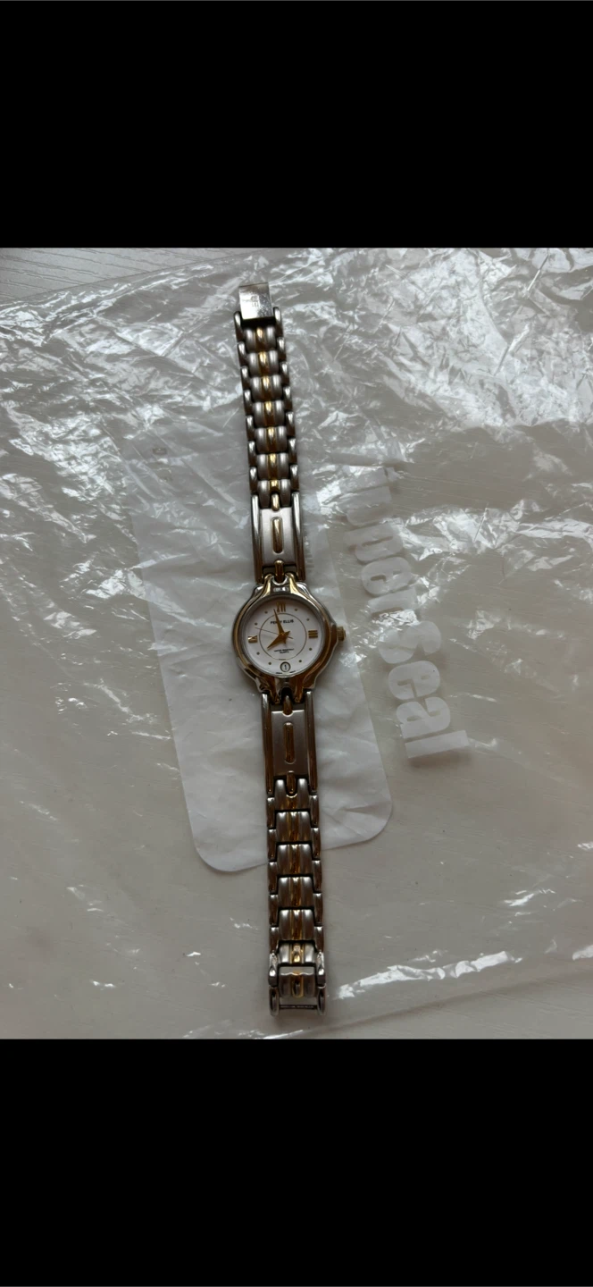Perry Ellis Two Tone Metal Watch